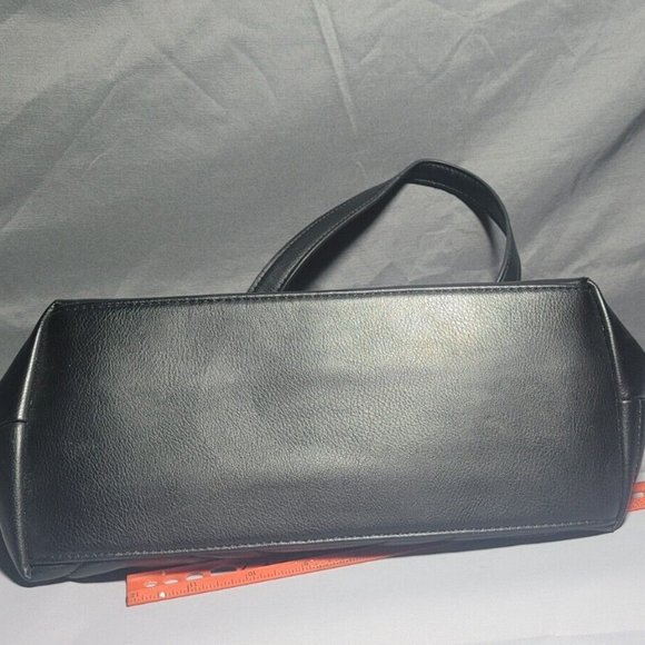 Nicole NICOLE MILLER 'Pricilla' Satchel Handbag Purse -Black Excellent Pre owned - Picture 6 of 6